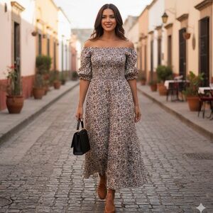 Floral Print Women's Dress